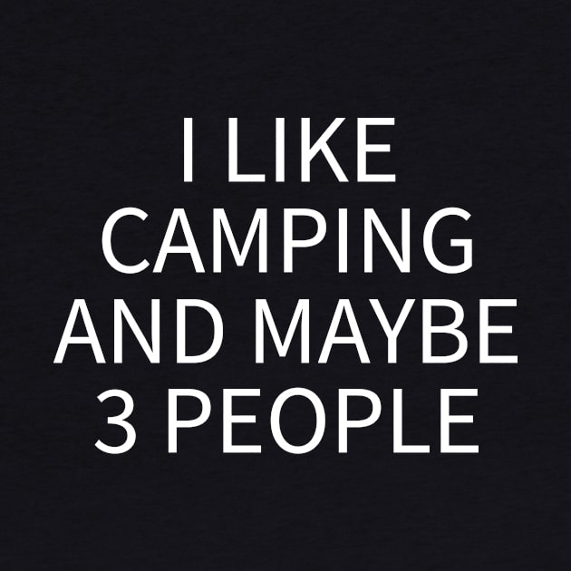 I Like Camping And Maybe 3 People by teegear